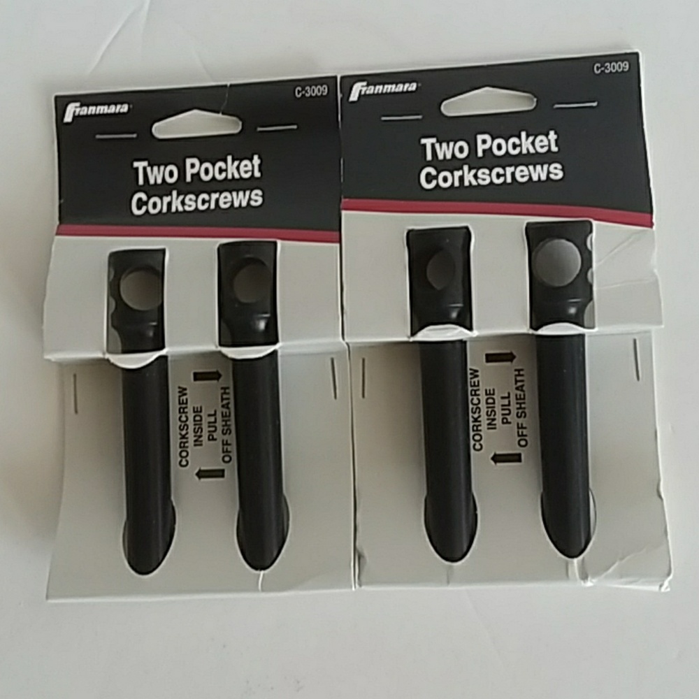 ONE Franmara Two Pocket Corkscrews   ONE FREE